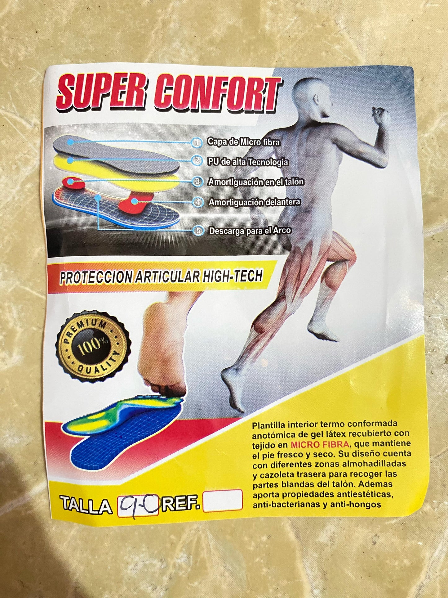 Plantilla Super Confort GRATIS (NO SE VENDE)